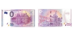 World Coins - France, Tourist Banknote - 0 Euro, 2015, UEAL000814, DOMAINE DE CHAUMONT SUR