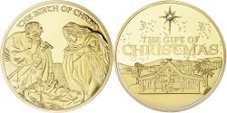 Us Coins - France, Medal, The Birth of Christ, , Copper Gilt