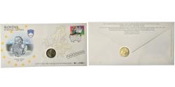 World Coins - Slovenia, 2 Euro, 2008, Enveloppe philatélique numismatique,
