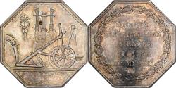World Coins - France, Token, Société d'Agriculture, Sciences et Arts de Meaux, Silver