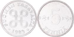 World Coins - Coin, Finland, 5 Pennia, 1983