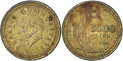 World Coins - Coin, Turkey, 5000 Lira, 1995