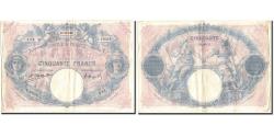 World Coins - France, 50 Francs, 50 F 1889-1927 ''Bleu et Rose'', 1923, 1923-11-10, VF(30-35)