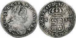 World Coins - France, Louis XV, 1/12 Écu de France-Navarre, 1719, Lille, Silver,