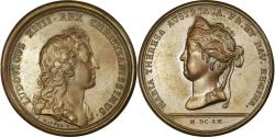 World Coins - France, Medal, Louis XIV, Marie-Thérèse d'Autriche, 1660, Mauger,