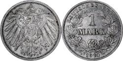 World Coins - GERMANY - EMPIRE, Wilhelm II, Mark, 1914, Karlsruhe, Silver, , KM:14