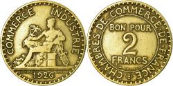 World Coins - Coin, France, Chambre de commerce, 2 Francs, 1926, Paris,