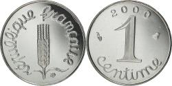 World Coins - Coin, France, Épi, Centime, 2000, Paris, Proof / BE, , Stainless