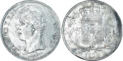 World Coins - Coin, France, Charles X, 5 Francs, 1828, Rouen, , Silver, KM:728.2
