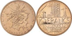 World Coins - Coin, France, Mathieu, 10 Francs, 1976, Paris, FDC, , Nickel-brass