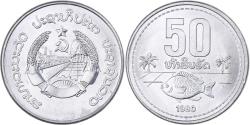World Coins - Lao, 50 Att, 1980, Aluminum, , KM:24