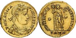 Ancient Coins - Roman Empire, Magnus Maximus, Solidus, 383-388, Treveri, Gold, , RIC:76