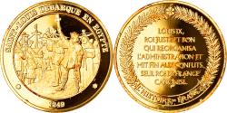 World Coins - France, Medal, Saint-Louis Débarque en Egypte, History, , Vermeil