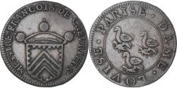 World Coins - France, Token, Bourgogne, V-F de Chevriers, juge d’armes du Mâconnais &