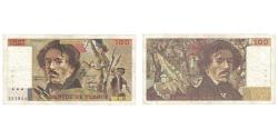 World Coins - France, 100 Francs, Delacroix, 1979, X.10, EF(40-45), Fayette:69.2a, KM:154a