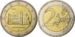 World Coins - Germany, 2 Euro, Niedersachsen, 2014, Karlsruhe, Bi-Metallic,