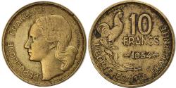 World Coins - France, 10 Francs, Guiraud, 1954, Paris, Aluminum-Bronze,
