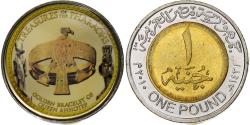 World Coins - Egypt, Token, Trésors des Pharaons, Golden Bracelet of Queen Ahhotep, 1431