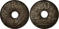 World Coins - Coin, France, État français, 20 Centimes, 1944, Paris, , Zinc