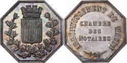World Coins - France, Token, Notaires de l'Arrondissement de Macon, Silver,