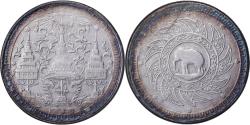 World Coins - Thailand, Rama IV, Baht, n.d. (1860), Silver,