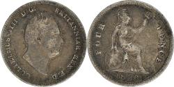 World Coins - Coin, Great Britain, William IV, 4 Pence, Groat, 1836, , Silver, KM:711