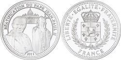 World Coins - France, Medal, Béatification du Pape Jean-Paul II, 2011, Silver, Proof
