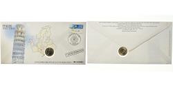 World Coins - Italy, 1 Euro, 2003, Enveloppe philatélique numismatique, , Bi-Metallic