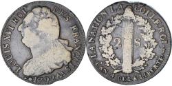 World Coins - Coin, France, 2 sols françois, 2 Sols, 1792, Metz, , Bronze, KM:603.2