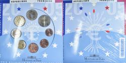 World Coins - France, 1 Cent to 2 Euro, euro set, 2005, Monnaie de Paris, BU,