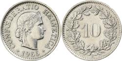 World Coins - Switzerland, 10 Rappen, 1966, Bern, Copper-nickel, , KM:27