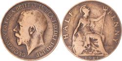World Coins - Coin, Great Britain, 1/2 Penny, 1911
