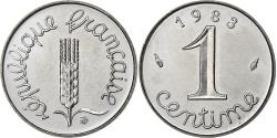 World Coins - France, Centime, Épi, 1983, Paris, FDC, Stainless Steel, , Gadoury:91
