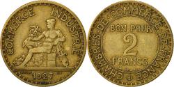 World Coins - Coin, France, Chambre de commerce, 2 Francs, 1927, Paris,