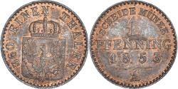 World Coins - Coin, German States, PRUSSIA, Friedrich Wilhelm IV, Pfennig, 1853, Berlin