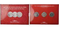 World Coins - France, Coffret 3x 5 Francs, 2000 Ans de Monnaies Françaises (1/3), 2000