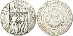 World Coins - Coin, France, Charlemagne, 100 Francs, 1990, Paris, , Silver, KM:982