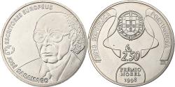 World Coins - Portugal, 2,5 Euro, José Saramago, 1998, Lisbon, Cupronickel, , KM:854