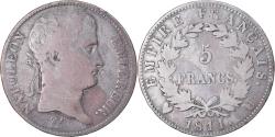 World Coins - Coin, France, Napoléon I, 5 Francs, 1811, Torino, , Silver, KM:694.15