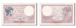 World Coins - Banknote, France, 5 Francs, 5 F 1917-1940 ''Violet'', 1939, 1939-07-27