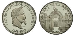 World Coins - France, Medal, Les Présidents de la République, Louis Napoléon Bonaparte