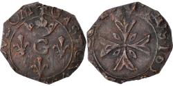 World Coins - Coin, France, DOMBES, Gaston d'Orléans, Liard, 1650, Trévoux,