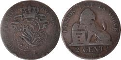 World Coins - Coin, Belgium, 2 Centimes, 1864