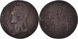 World Coins - Coin, France, Dupré, 5 Centimes, AN 4, Paris, , Bronze, KM:635.1