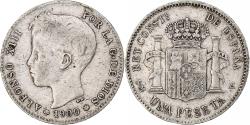 World Coins - Coin, Spain, Alfonso XIII, Peseta, 1900, Madrid, , Silver, KM:706