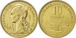 World Coins - Coin, French Somaliland, 10 Francs, 1965, Paris, , Aluminum-Bronze