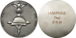 World Coins - France, Medal, Anciens Combattants, Beuvry, 1991, , Silvered bronze