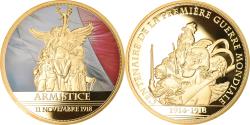 World Coins - France, Medal, Centenaire de la Première Guerre Mondiale, Armistice, History