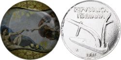 World Coins - Italy, Token, Chapelle Sixtine, La creation d'Adam, Aluminium,