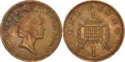 World Coins - Coin, Great Britain, Elizabeth II, Penny, 1988, British Royal Mint,